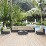 Summon 7 Piece Outdoor Patio Sunbrella® Sectional Set - Image 2