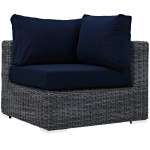 Summon 5 Piece Outdoor Patio Sunbrella® Sectional Set - Image 3