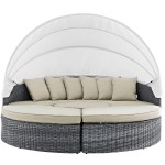 Summon Canopy Outdoor Patio Sunbrella® Daybed - Image 2