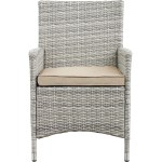 Bridge 4 Piece Outdoor Patio Patio Conversation Set - Image 5