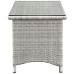 Bridge 4 Piece Outdoor Patio Patio Conversation Set - Image 3