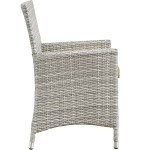 Bridge 4 Piece Outdoor Patio Patio Conversation Set - Image 7