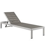 Shore Outdoor Patio Aluminum Chaise - Image 4