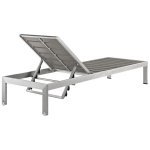 Shore Outdoor Patio Aluminum Chaise - Image 2