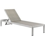 Shore Outdoor Patio Aluminum Rattan Chaise - Image 4