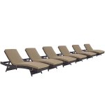 Convene Outdoor Patio Chaise Set of 6 - Image 5
