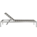 Shore Outdoor Patio Aluminum Chaise Set of 2 - Image 3