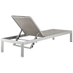 Shore Outdoor Patio Aluminum Chaise Set of 4 - Image 2