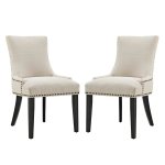 Marquis Fabric Dining Side Chair Set of 2 - Image 5