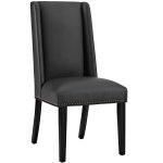 Baron Vinyl Dining Chair Set of 2 - Image 4
