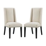 Baron Fabric Dining Chair Set of 2 - Image 4