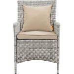 Bridge 4 Piece Outdoor Patio Patio Conversation Set with Pillow Set - Image 2