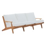 Saratoga Outdoor Patio Premium Grade A Teak Wood Sofa - Image 8