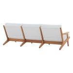 Saratoga Outdoor Patio Premium Grade A Teak Wood Sofa - Image 7