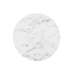 Lippa 28" Round Faux Marble Dining Table - Image 6