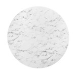 Lippa 54" Round Faux Marble Dining Table - Image 6