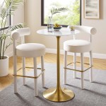Lippa 28" Round Wood Bar Table