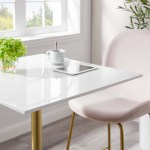 Lippa 28" Square Wood Bar Table - Image 2