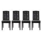 Perdure Vinyl Kitchen & Dining > Dining Chairs Set of 4 - Image 4
