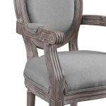 Emanate Upholstered Fabric Dining Armchair Set of 2 - Image 2