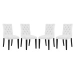 Duchess Vinyl Dining Chair Set of 4 - Image 4