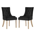 Pose Performance Velvet Dining Chair Set of 2 - Image 5