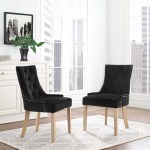 Pose Performance Velvet Dining Chair Set of 2