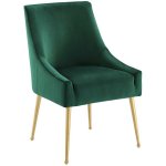 Discern Upholstered Performance Velvet Dining Chair - Image 6