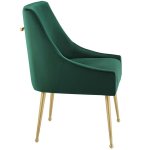 Discern Upholstered Performance Velvet Dining Chair - Image 5