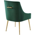 Discern Upholstered Performance Velvet Dining Chair - Image 4