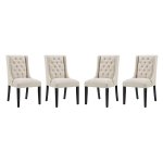 Baronet Fabric Dining Chair Set of 4 - Image 4
