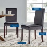 Prosper Upholstered Velvet Dining Side Chair Set of 2 - Image 2