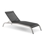 Savannah Mesh Chaise Outdoor Patio Aluminum Lounge Chair - Image 6