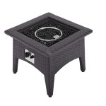 Convene 3 Piece Set Outdoor Patio with Fire Pit - Image 3