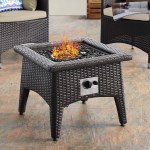 Convene 3 Piece Set Outdoor Patio with Fire Pit - Image 2