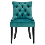 Regent Tufted Performance Velvet Dining Side Chairs Set of 2 - Image 6