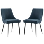 Viscount Upholstered Fabric Kitchen & Dining > Dining Chairs Set of 2 - Image 8