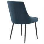Viscount Upholstered Fabric Kitchen & Dining > Dining Chairs Set of 2 - Image 4