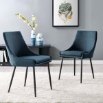 Viscount Upholstered Fabric Kitchen & Dining > Dining Chairs Set of 2