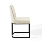 Amplify Sled Base Upholstered Fabric Dining Side Chair - Image 7