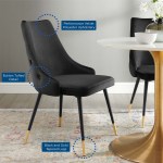 Adorn Tufted Performance Velvet Dining Side Chair - Image 2