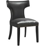 Curve Vinyl Dining Chair Set of 2 - Image 4