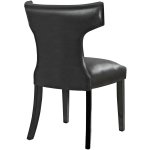 Curve Vinyl Dining Chair Set of 2 - Image 2
