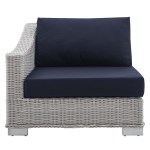 Conway Sunbrella® Outdoor Patio Wicker Rattan Left-Arm Chair - Image 6