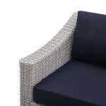 Conway Sunbrella® Outdoor Patio Wicker Rattan Left-Arm Chair - Image 5