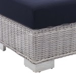 Conway Sunbrella® Outdoor Patio Wicker Rattan Armless Chair - Image 5