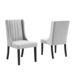 Renew Parsons Performance Velvet Dining Side Chairs Set of 2 - Image 9