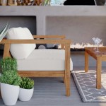 Bayport Outdoor Patio Teak Wood 2-Seater Loveseat - Image 4