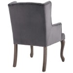 Realm Performance Velvet Armchair Set of 2 - Image 3