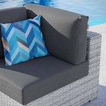 Convene Outdoor Patio Corner Chair - Image 3